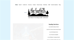 Desktop Screenshot of foothills4square.org